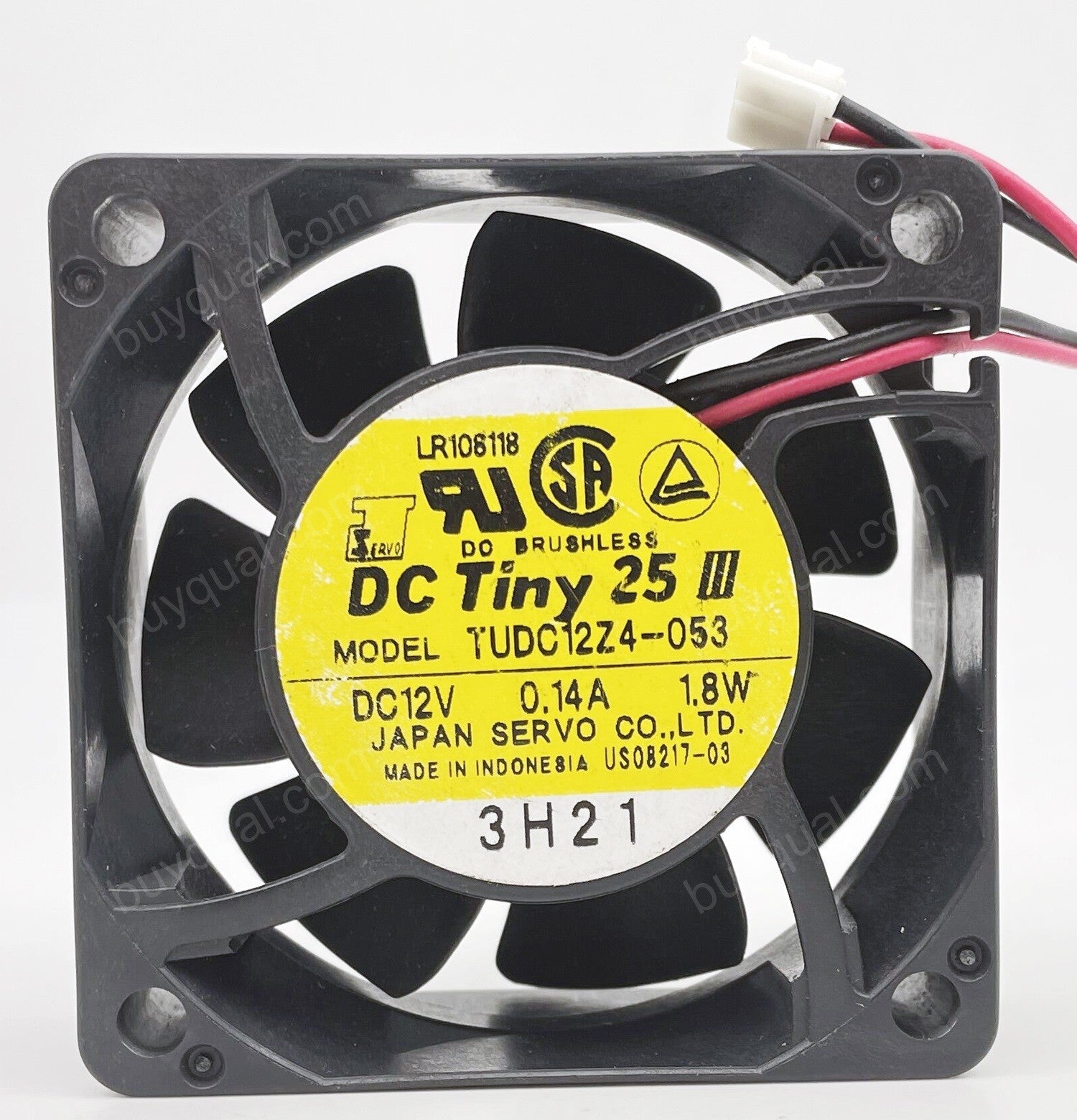SERVO TUDC12Z4 TUDC12Z4-053 12V 0.14A 1.8W 2wires Cooling Fan SERVO TUDC12Z4 TUDC12Z4-053 12V 0.14A 1.8W 2wires Cooling Fan